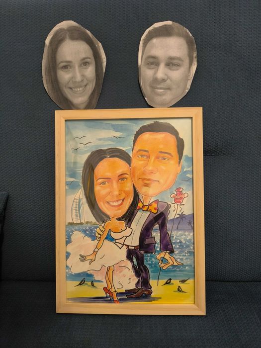 Portrete, caricaturi și desene manuale