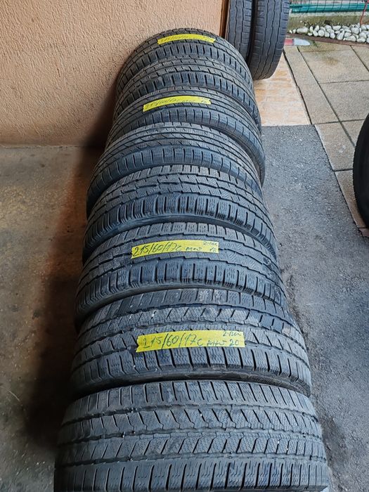 Vând cauciucuri 215/60/17 C M+S 8 buc imp Germania