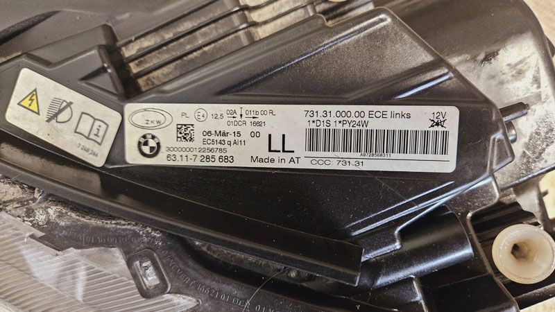 BMW 3 F34 GT Bi-xenon Faruri stanga dreapta F1606 F1607
