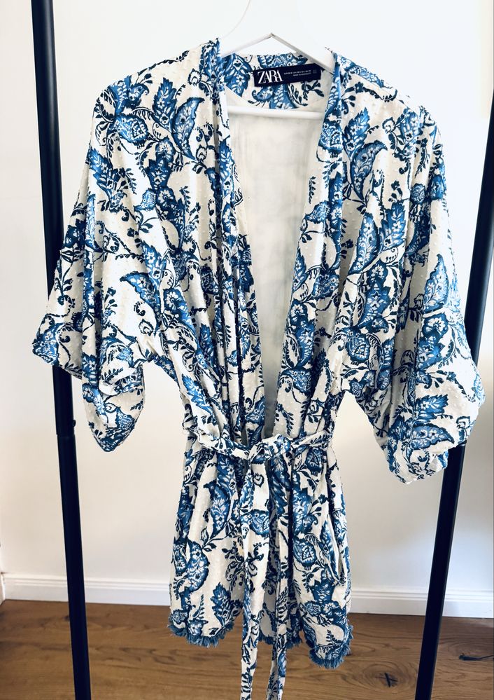 ZARA бохо рокля/кимоно