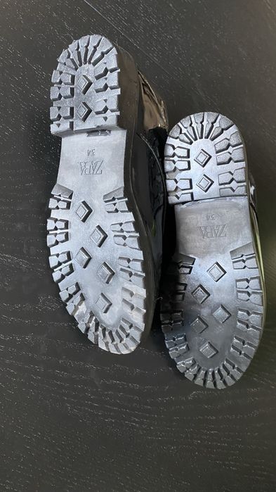Pantofi negri Zara pentru fata, Nr. 34