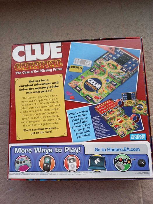 Joc Clue, utilizat