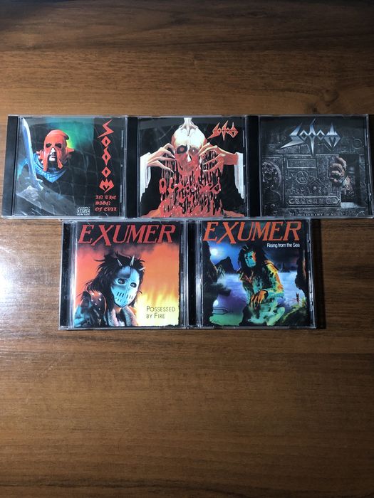 Cd диски от sodom и exumer в отличном состояний