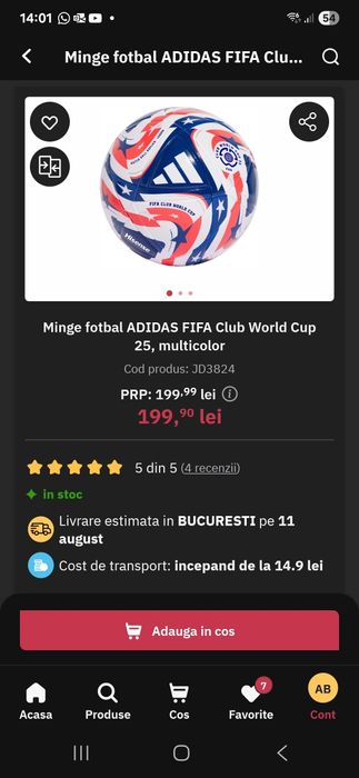 Minge Adidas Fifa World Cup 25