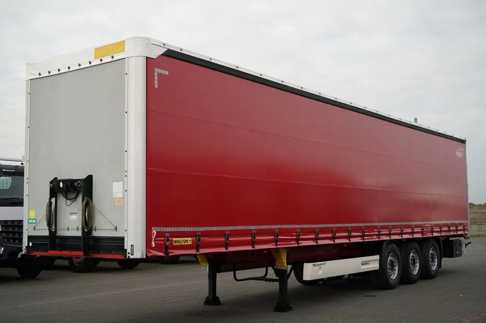 Wielton CORTINĂ STANDARD / REMORCA DIN OȚEL - 9 M / AXĂ RIDICATĂ / SAF