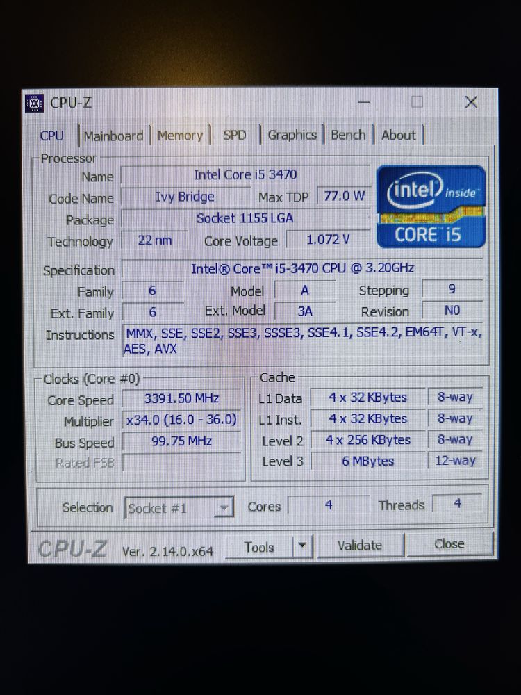 Геймърски/офис компютър - GTX 1060 3gb, i5, 8GB RAM + Windows 10 Pro