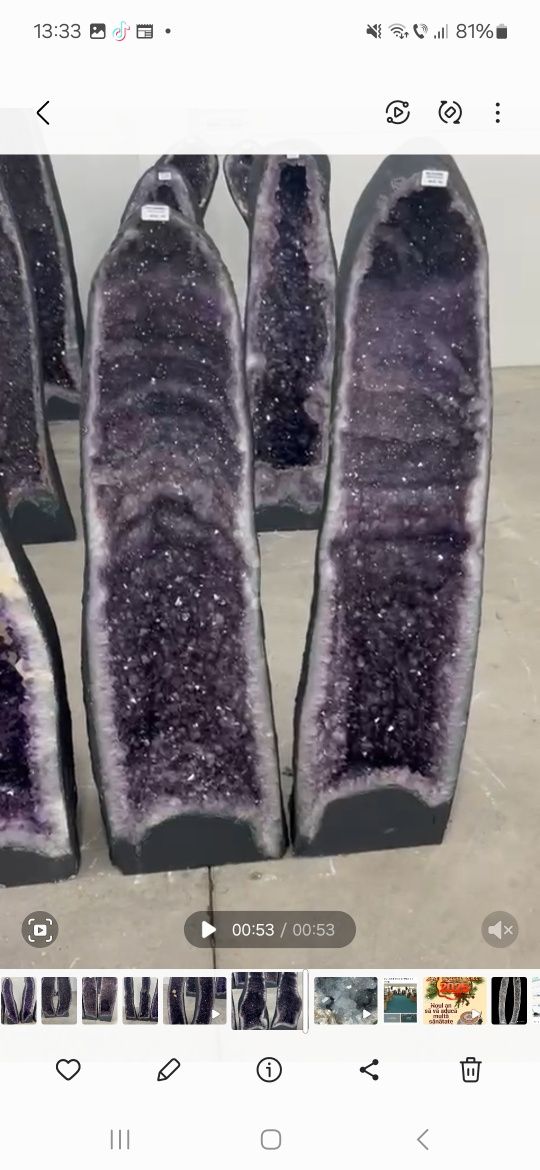 vand geode ametist