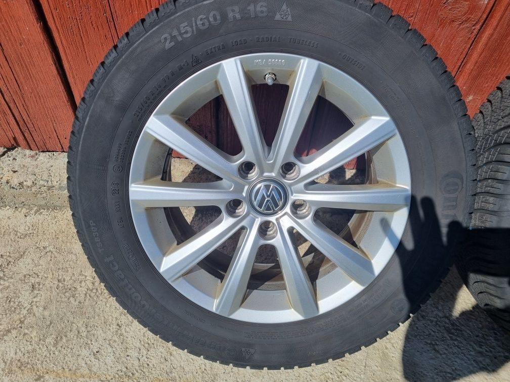 Jante 16 vw passat,touran, touran cauciucuri 215 65 R16