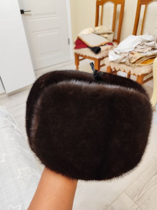 Мужская норковая шапка