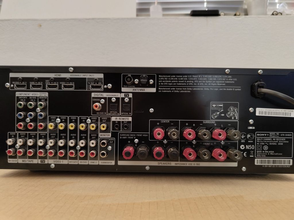 Amplificator Receiver Sony STR-DH820 hdmi 7.1 ch 110 wati