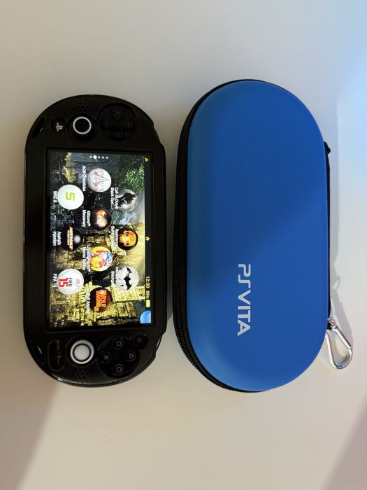 Consola Playstation PS Vita slim, modata, 128gb, jocuri, impecabila