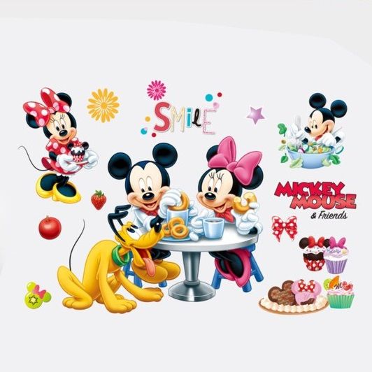 Stickere decorative autocolante perete camera copii MICKEY MOUSE