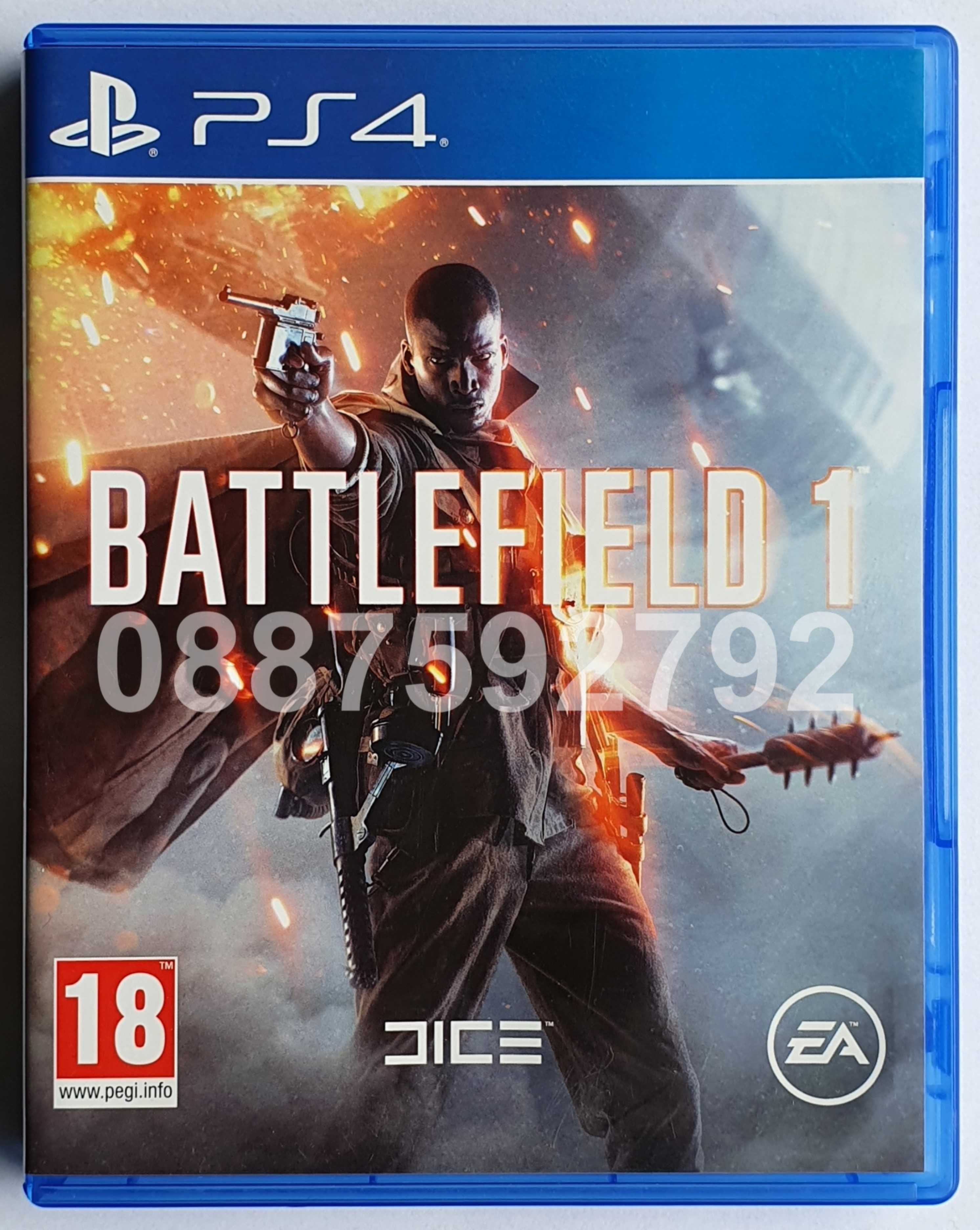 Перфектен диск с игра Battlefield 1 PS4 Playstation 4 Плейстейшън