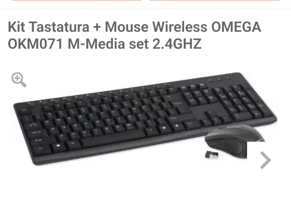 Omega set wireless tastatura+mouse