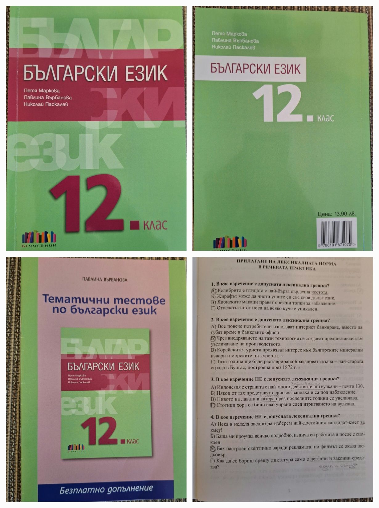 Учебници за 11/12 клас