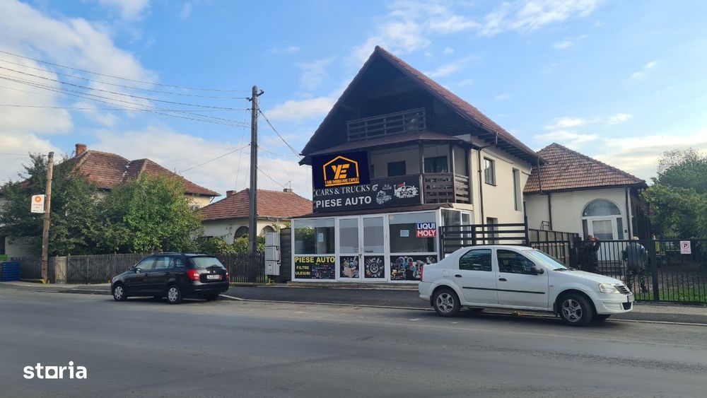 Spațiu comercial + apartament, de vânzare în Curtea de Argeș.