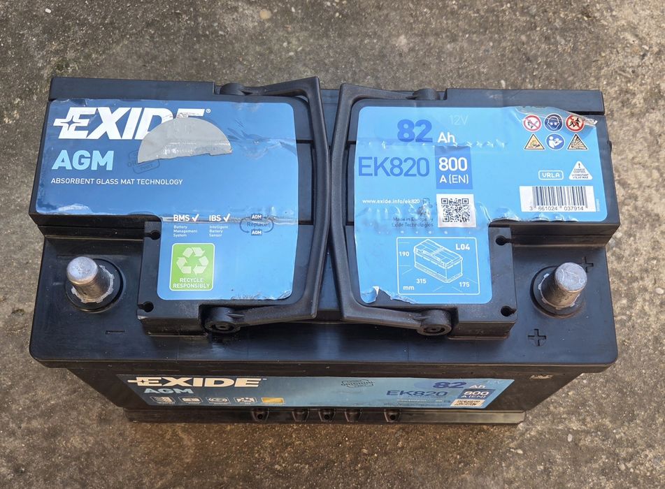 Acumulator/Baterie Exide 82Ah AGM Start-Stop