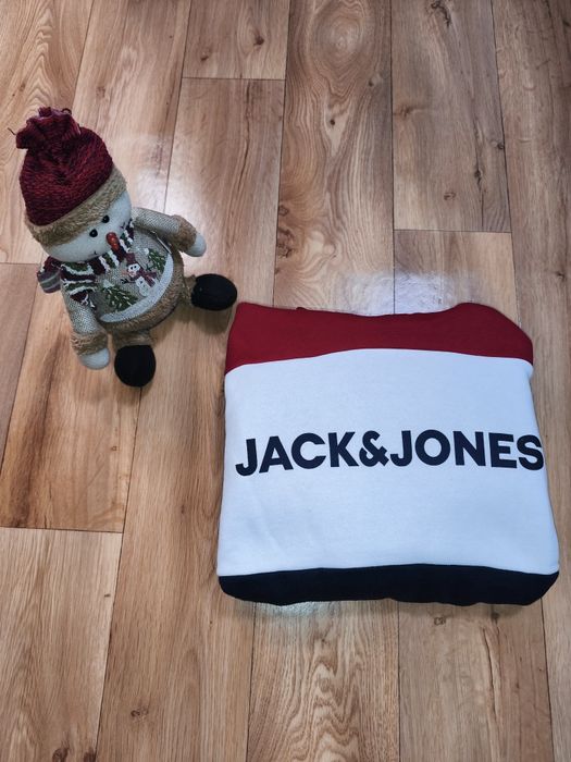 Hanorac bărbați Jack & Jones JJELOGO BLOCKING – nou cu etichetă