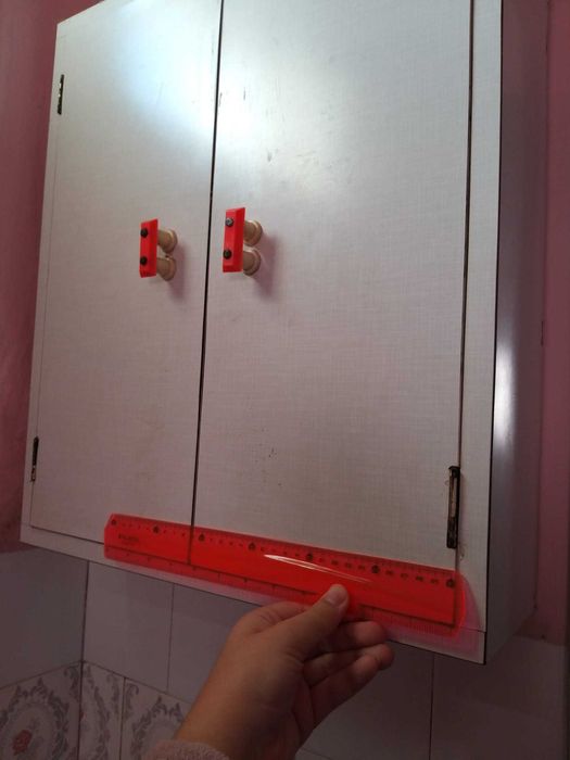 Dulăpior baie corp suspendat, 2 uși, 2 polițe, H 50,5, L 65,5, A 13,5