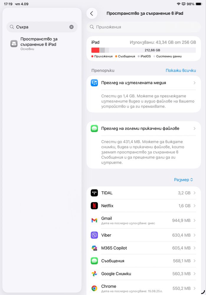 Ipad Pro m2, 256 gb