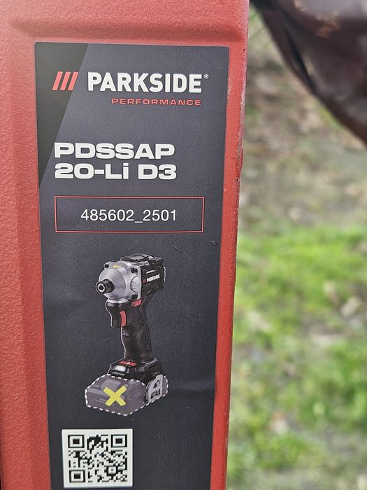 Акумулаторен ударен гайковерт с наковалня 1/2 Parkside PDSSAP 20-Li D3