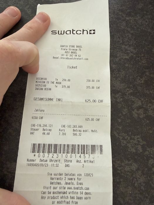 Ceas Omega & Swatch Mission to the Moon