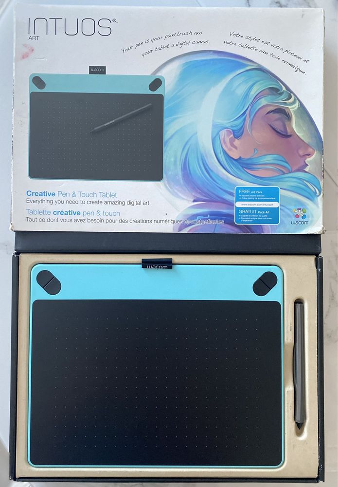 Графический планшет Wacom Intuos Art Medium Blue