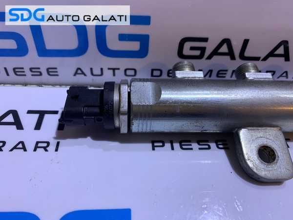 Rampa Presiune Injectoare cu Senzor Regulator Saab 9-3 93 1.9 TiD 120CP 2004 - 2015 Cod 55197370 0445214095
