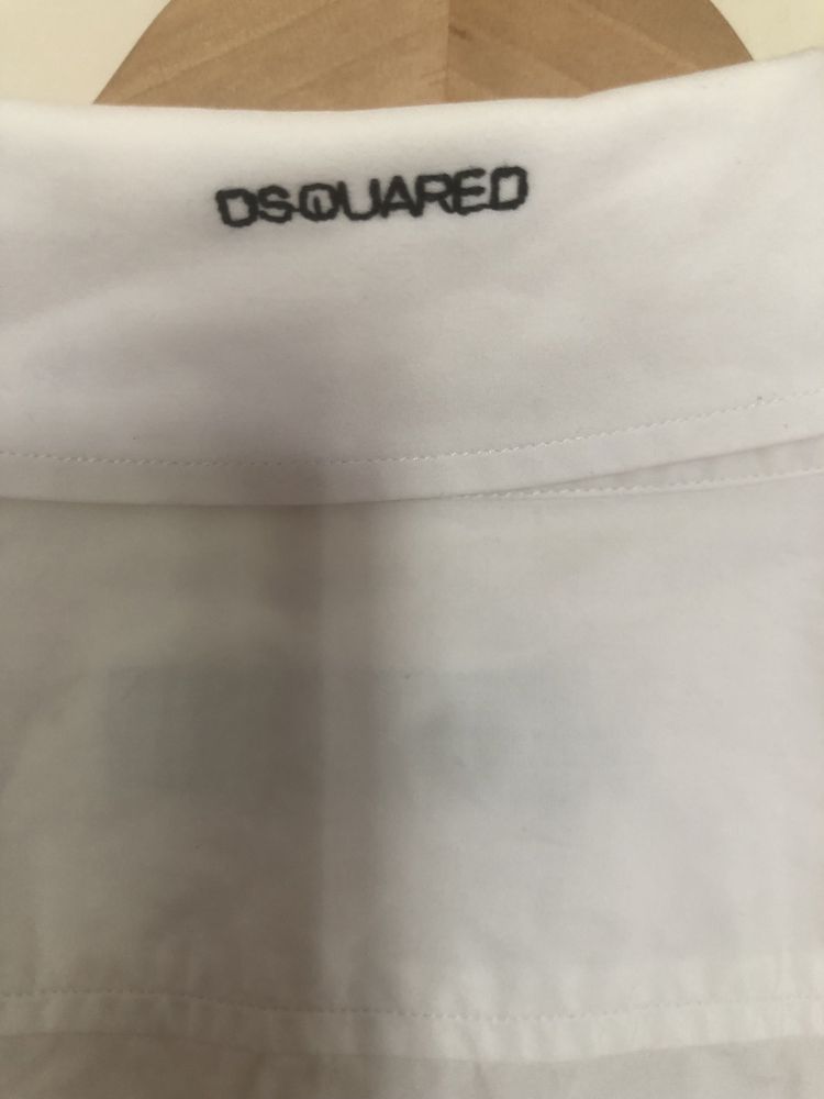 La Martina и Dsquared2 Мъжка Бяла Риза Размер M / L