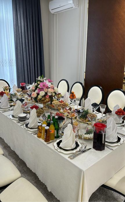 Prokat stol stul chinni 12 kishilik chinni prakat narxi 200.000 som