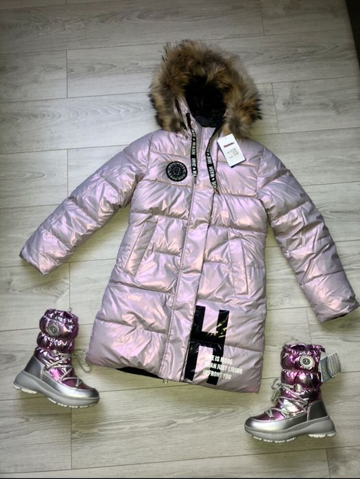 Новое. Стильное зимнее пальто пуховик.