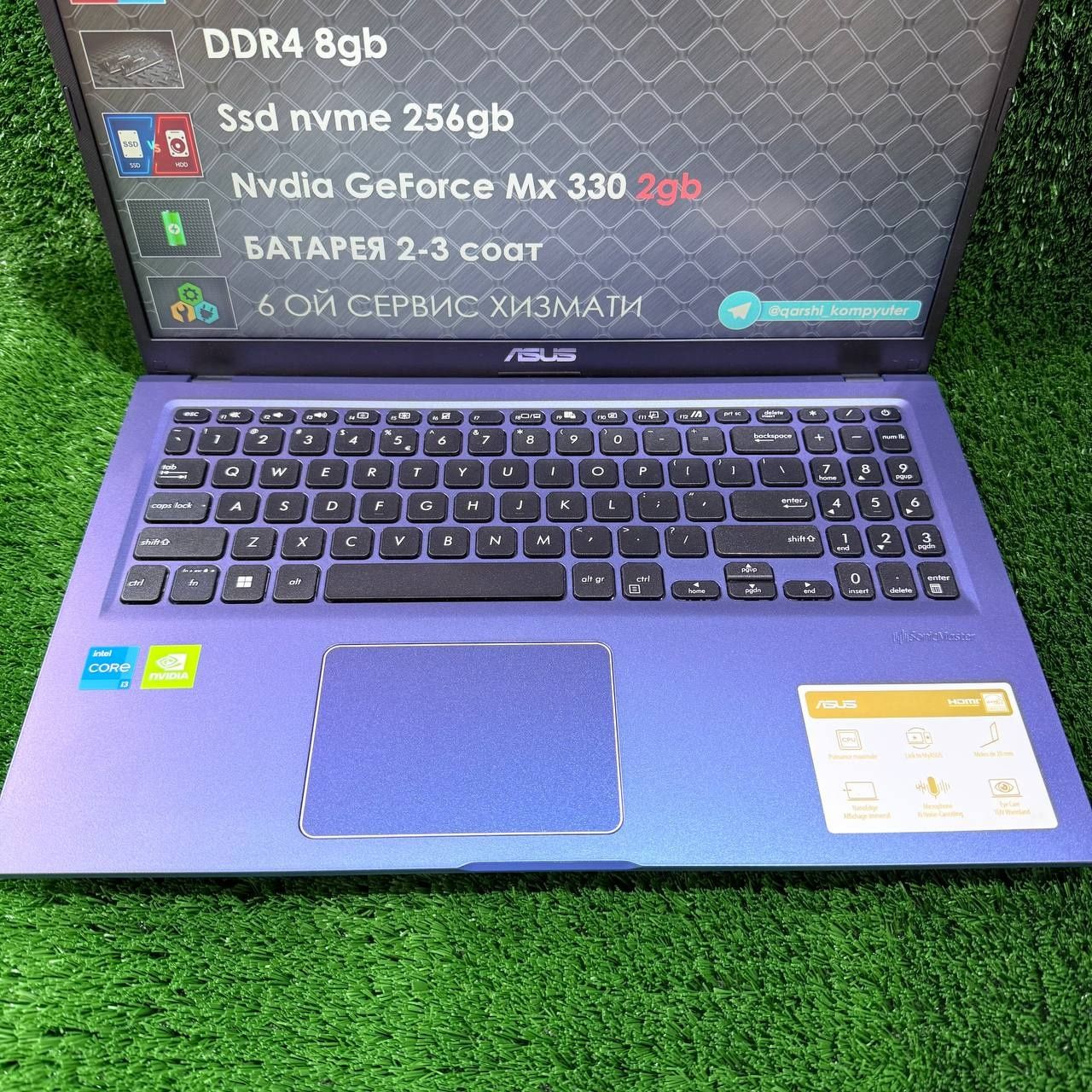 Оптом ва донага Asus i3 8gb 256gb mx 330 2gb