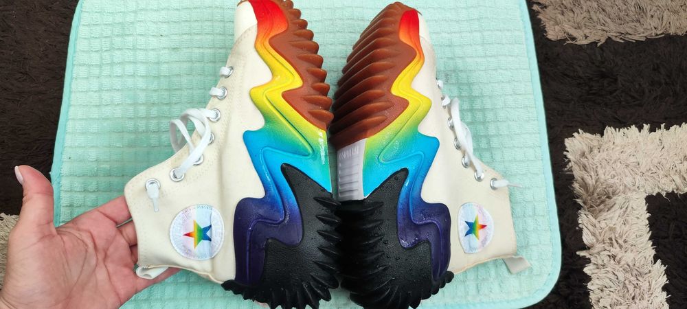 Дамски кецове Converse Run Star Motion Platform High Pride