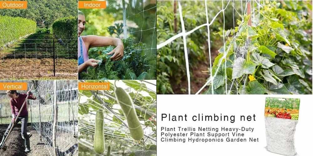 Plasa pentru castraveti, rosii, vita de vie, dovleci. 1,67 × 5m Noua!