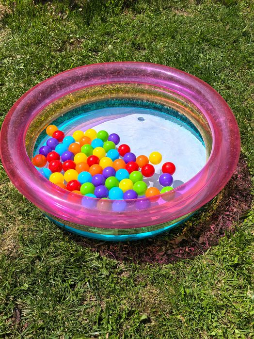 Piscina Gonflabila Colorata cu 60 Bile Ø86x25cm – Noua