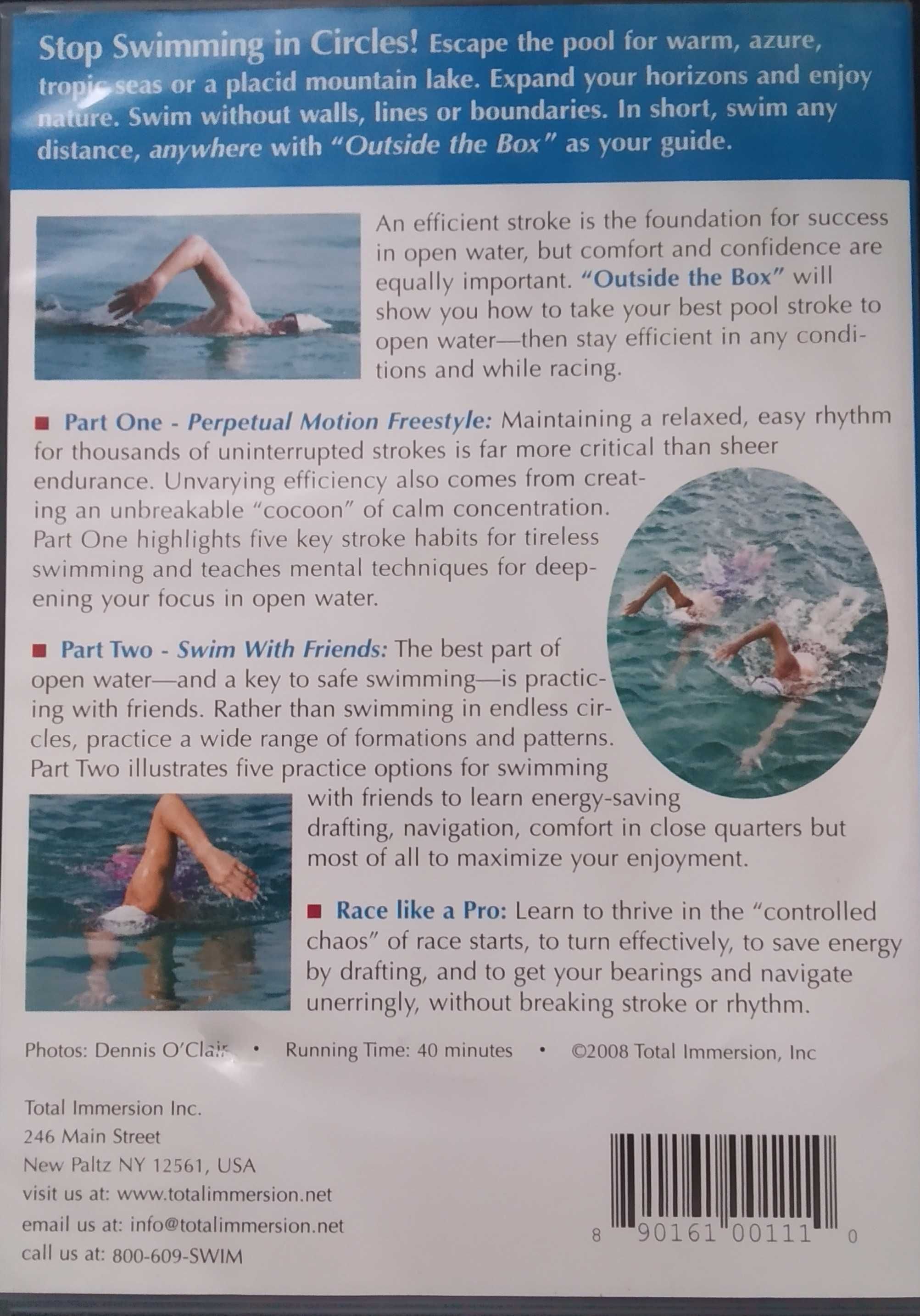 DVD с тренировъчни техники по плуване в открити води