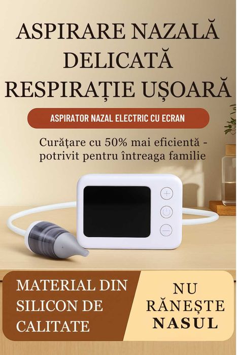Aspirator Nazal Electric pentru Bebelusi