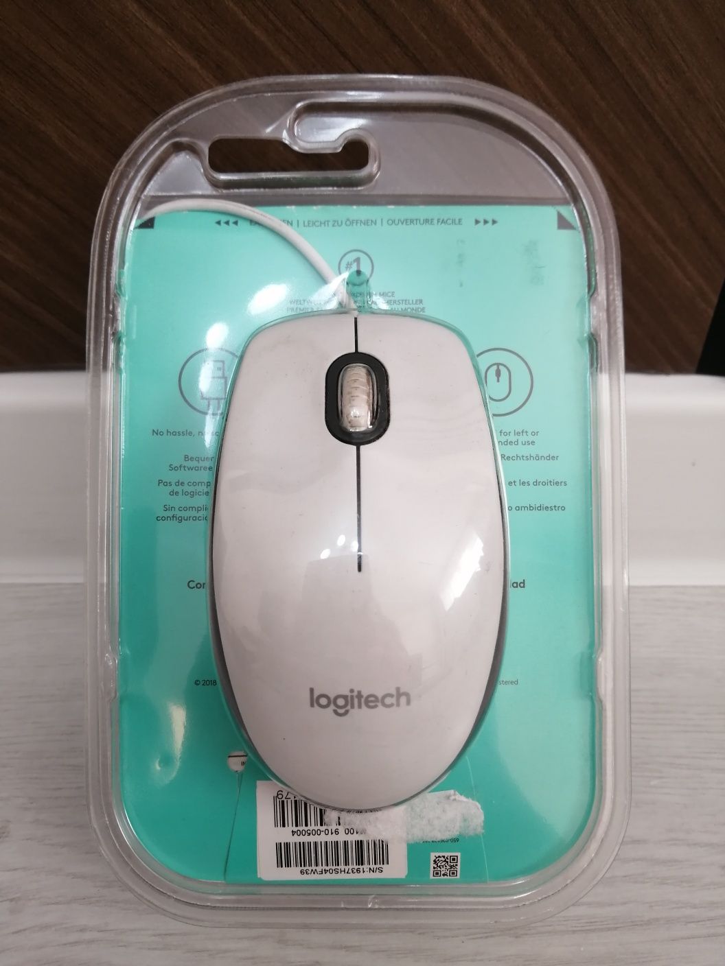 Продам или обменяю компьютерную мышь Logitech M100 White