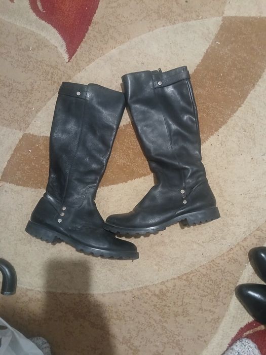 Сапоги кожанные демисизонные