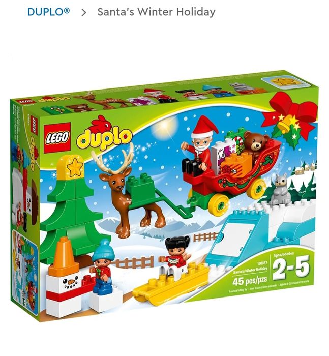 Set Lego Duplo Crăciun, complet