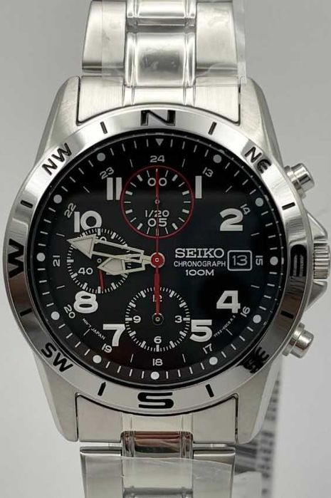 Ceas Seiko Chronograph SND375P1 – nou, sigilat, diametru 38mm