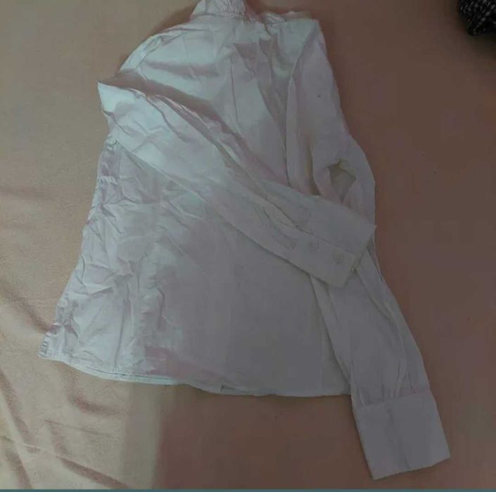 Cămașă bumbac fete cu volane 128/134