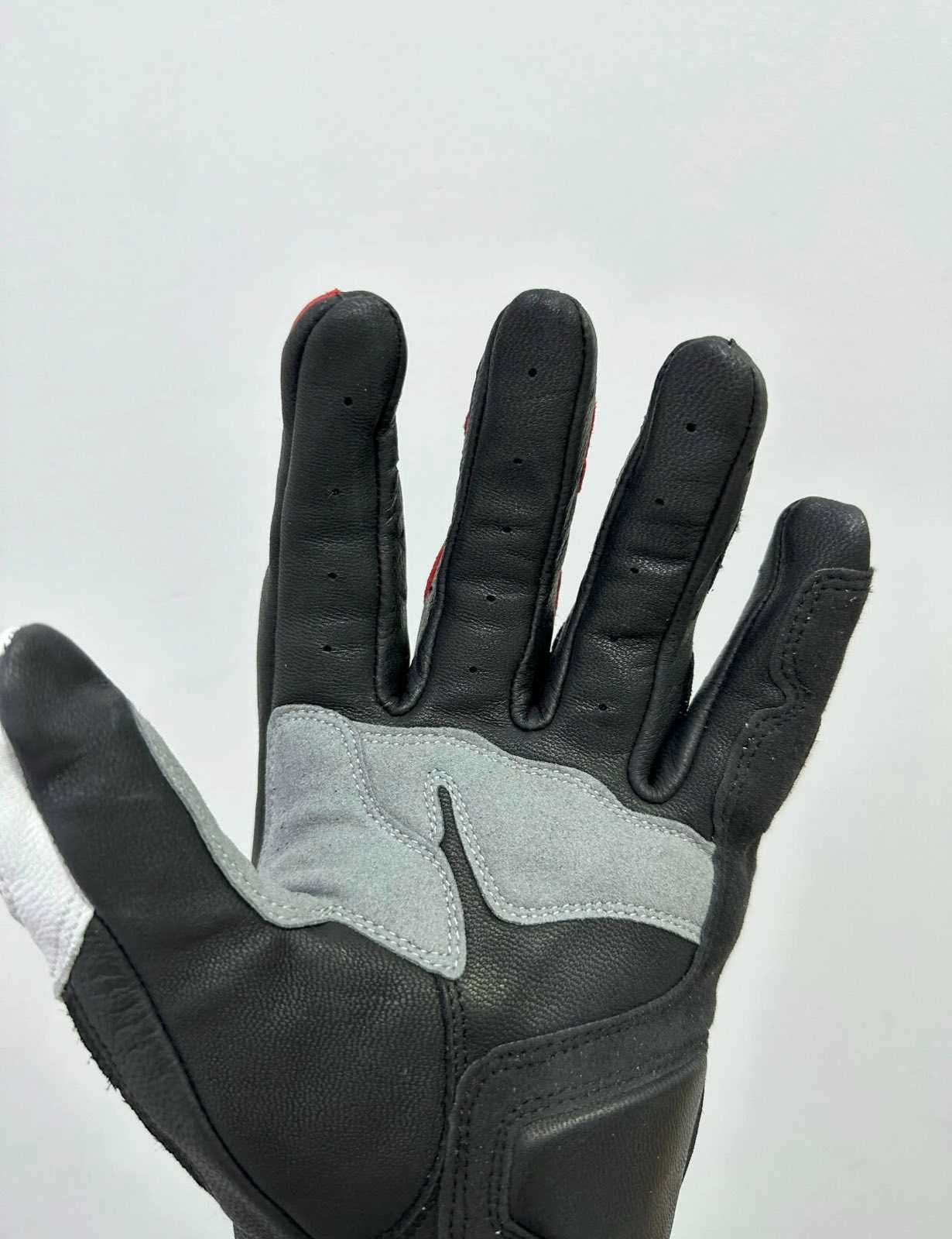 Нови! Мъжки/Дамски 4 сезонни кожени мото ръкавици с протектори Ducati