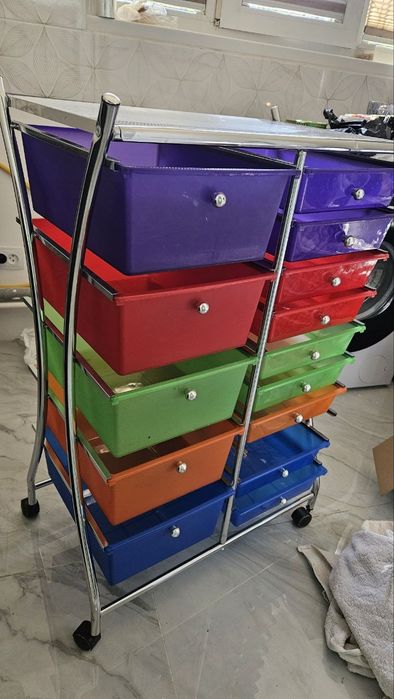 Тележка металлическая на колесиках