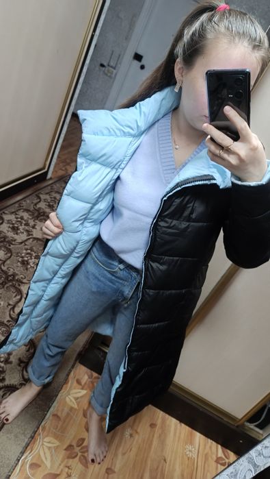 Зимняя куртка двухсторонняя