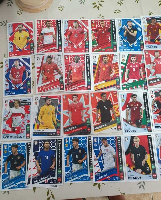 Lot 400 stickere/cartonase PANINI WC 2022,ADRENALYN XL/TOPPS EURO 2024