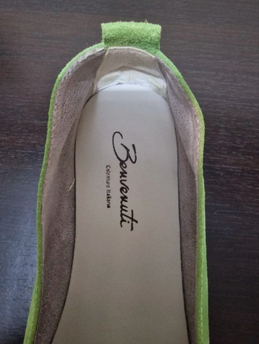 Balerini din piele Benvenutti