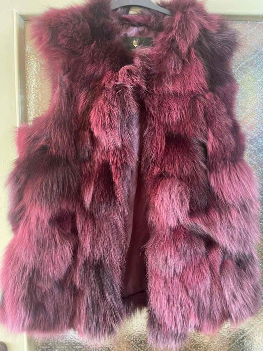 Елек естествен косъм лисица