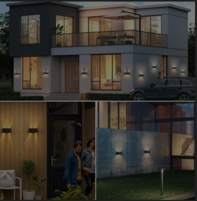 Aplica de perete cu senzor de miscare 24W