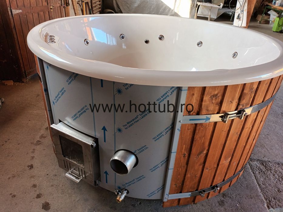 Ciubar din fibra de sticla,soba incorporata, Hidromasaj,led,SUPERPRET!